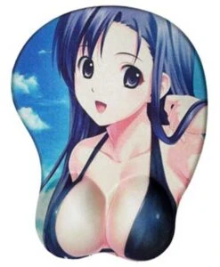 Anime Fanart 3D Wrist Rest Mousepad D