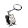 Attack On Titan Keychain: Scouting Legion Black (Survey Corps) -Toy Shop attack on titan keychain scouting legion black survey corps 9033