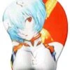 Neon Genesis Evangelion 3D Wrist Rest Mousepad Rei Ayanami -Toy Shop neon genesis evangelion 3d wrist rest mousepad rei ayanami 57326