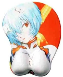 Neon Genesis Evangelion 3D Wrist Rest Mousepad Rei Ayanami