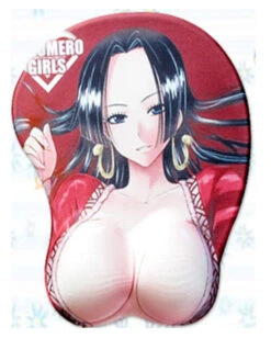 One-Piece 3D Wrist Rest Mousepad Boa Hancock A