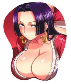 One-Piece 3D Wrist Rest Mousepad Boa Hancock C