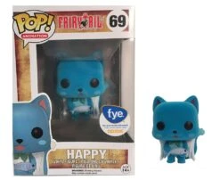 Pop! Animation Fairy Tail Vinyl Figure Happy (Flocked) #69 FYE Exclusive