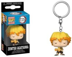 Pop! Pocket Keychain Demon Slayer Vinyl Figure Zenitsu Agatsuma