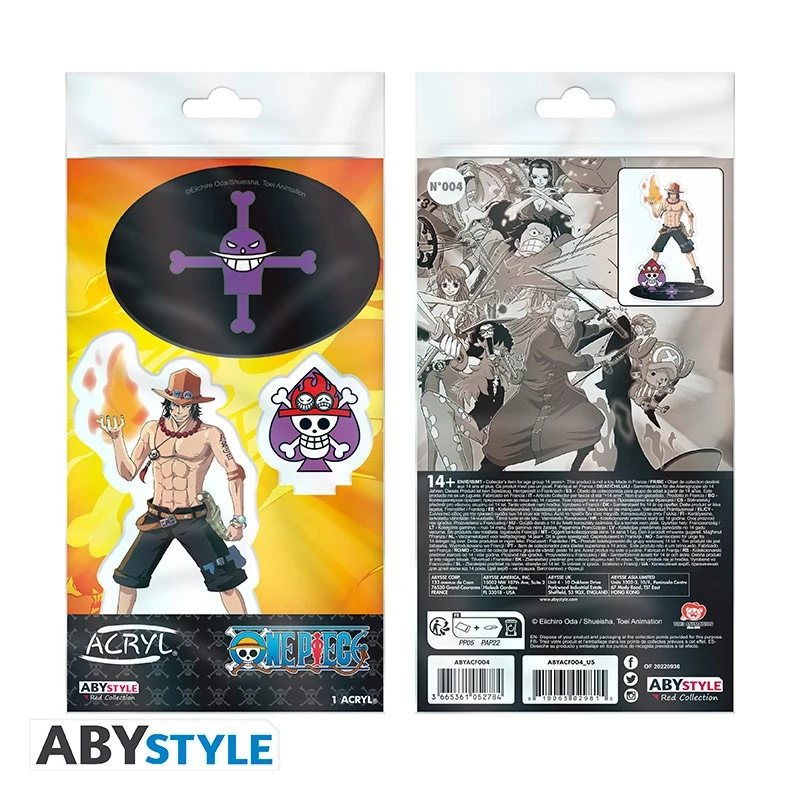 One Piece Acryl Figure: Portgas D. Ace 4 One Piece Acryl Figure: Portgas D. Ace - Image 2