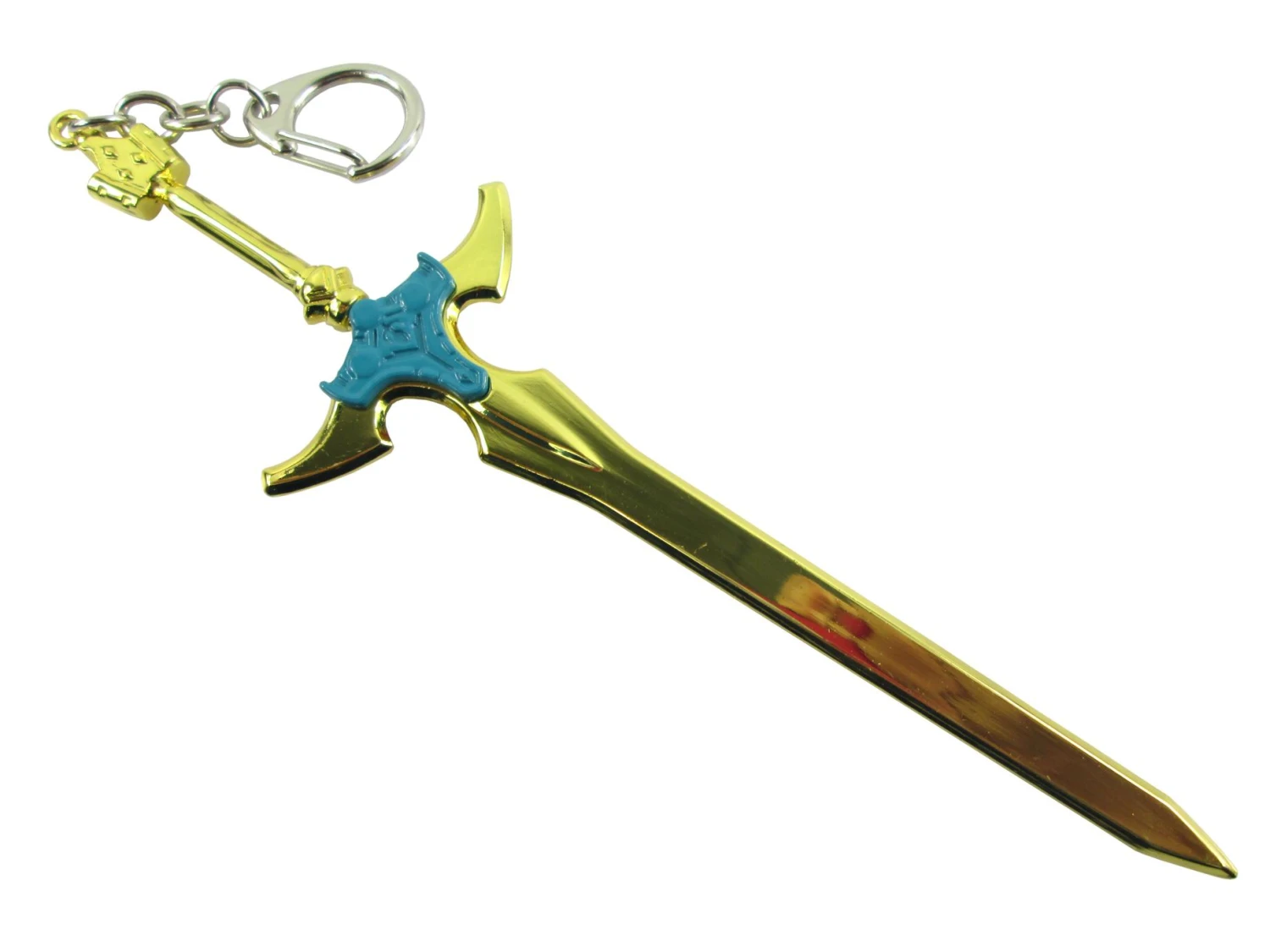 Sword Art Online Keychain Excalibur Gold Chrome 3 Sword Art Online Keychain Excalibur Gold Chrome