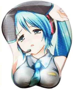 Vocaloid 3D Wrist Rest Mousepad Miku Hatsune A
