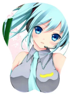 Vocaloid 3D Wrist Rest Mousepad Miku Hatsune B